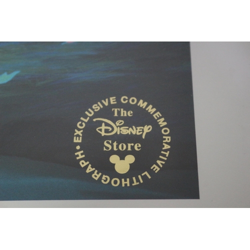 198 - Disney Commemorative Lithographs - Aladdin, Pocahontas, 101 Dalmatians' and Santa's Workshop plus Ba... 