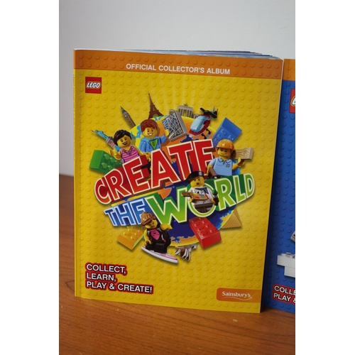 204 - 2 x Create The World Collectors Albums Complete with Cards Presented in a Like New Condition