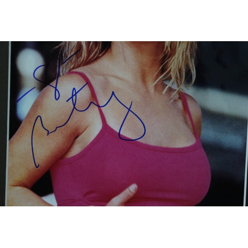 213 - Mounted Autographed Photo of Britney Spears with Certificate of Authenticity