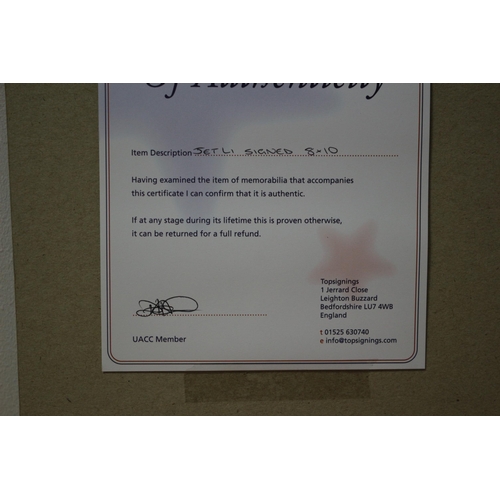 225 - Mounted Autographed Photo of Jet Li with Certificate of Authenticity