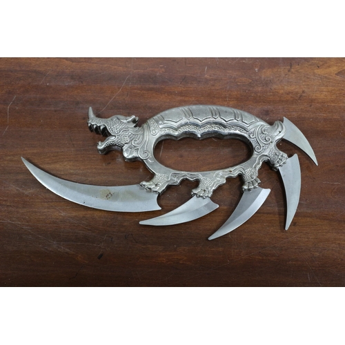 237 - Dragon Handled Fantasy Blade on Stand