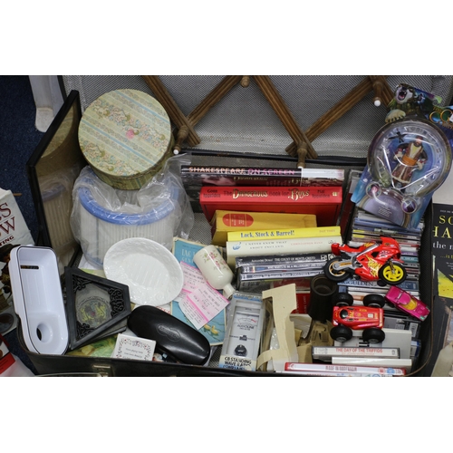 17 - Large Mixed Lot including Books, CD's, Crockery, Xmas Lights - Too Much to List