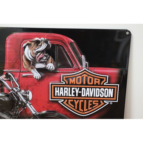 19 - Harley-Davidson Tin Sign