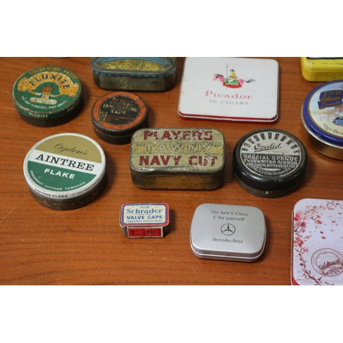 30 - Nice Selection of Both Vintage and More Modern Tin Boxes including Polish and Tobacco Tins