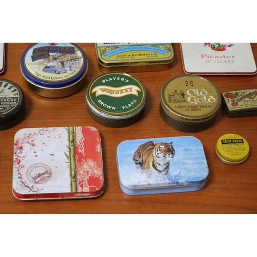 30 - Nice Selection of Both Vintage and More Modern Tin Boxes including Polish and Tobacco Tins