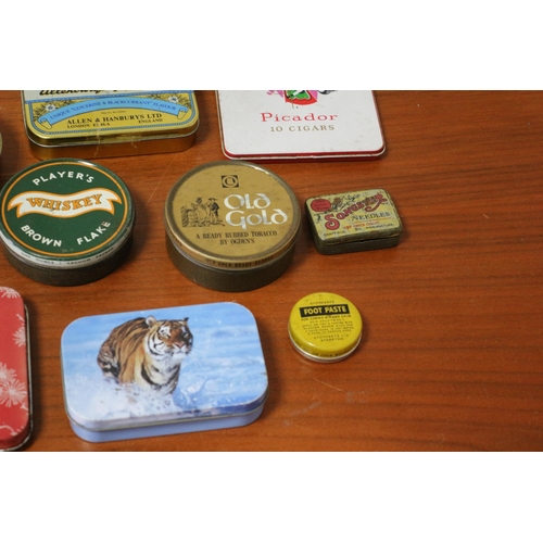 30 - Nice Selection of Both Vintage and More Modern Tin Boxes including Polish and Tobacco Tins