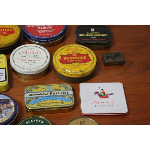 30 - Nice Selection of Both Vintage and More Modern Tin Boxes including Polish and Tobacco Tins