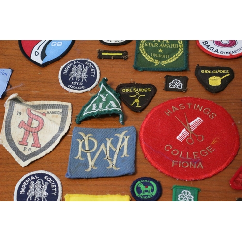 37 - Selection of Local Interest and Vintage Badges and Patches, including Girl Guides and Scouts Example... 