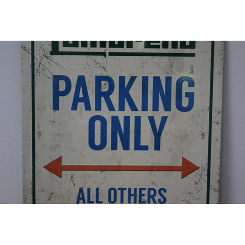 50 - Lambretta Parking Tin Sign