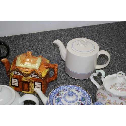 60 - Large Collection of Teapots including Many Well Known Names