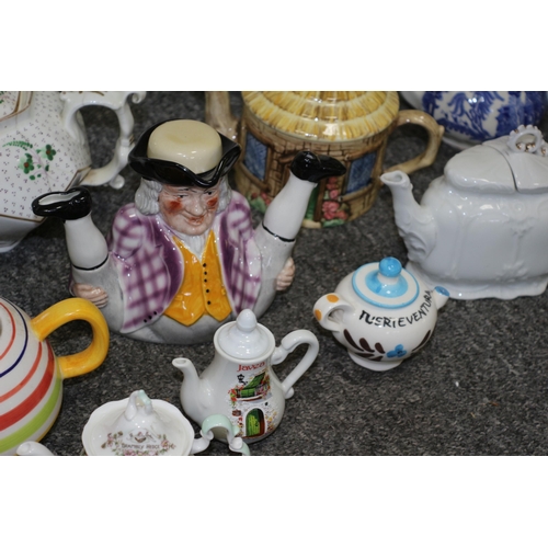 60 - Large Collection of Teapots including Many Well Known Names