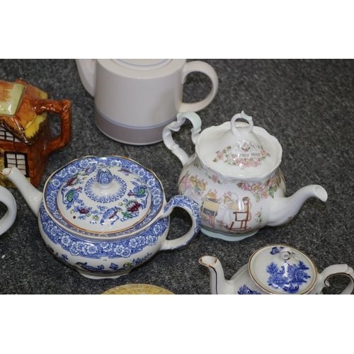 60 - Large Collection of Teapots including Many Well Known Names