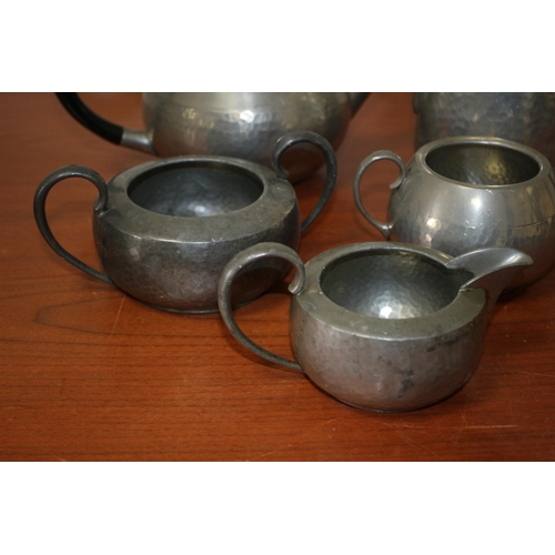 75 - English Pewter Tea Set