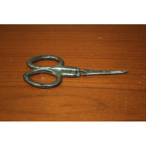 81 - Sterling Silver Handled Old Nail / Cuticle Cutters