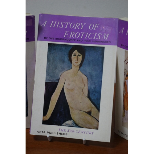 82 - 3 x Books - A History of Eroticism - 1965 / 1966