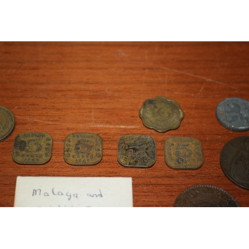 86 - Nice Selection of Great Britain and Foreign Aged Coins including Ceylon