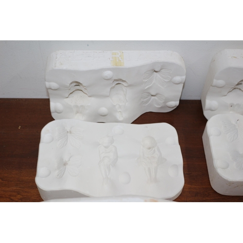 88 - 3 x Plaster Cast Moulds by Alberti's USA