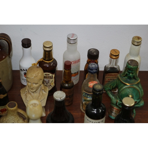 91 - Nice Selection of Miniature Aged Bottles of Alcohol