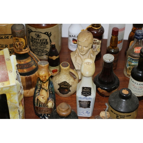 91 - Nice Selection of Miniature Aged Bottles of Alcohol