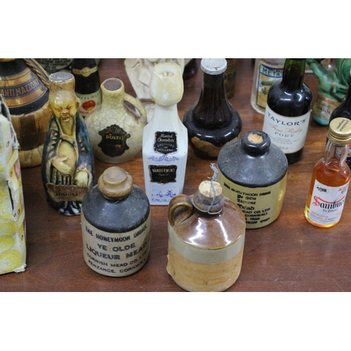 91 - Nice Selection of Miniature Aged Bottles of Alcohol