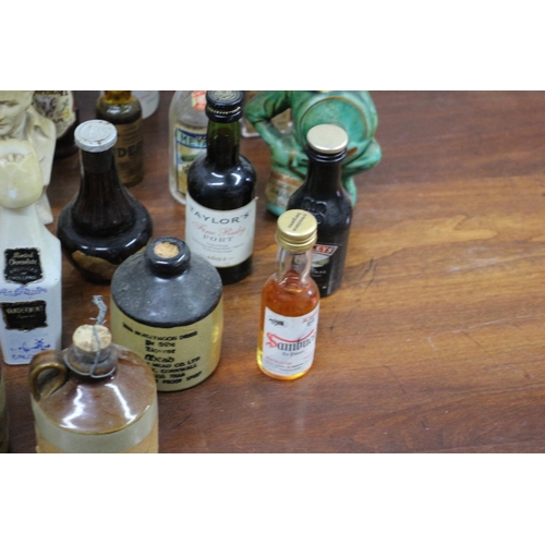 91 - Nice Selection of Miniature Aged Bottles of Alcohol