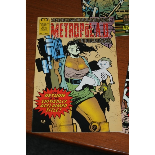 120 - Issues 1 - 10 of Metropol Volume 1 by Ted McKeever's plus 1 - 3 Mini Series Metropol AD Comics - Nic... 