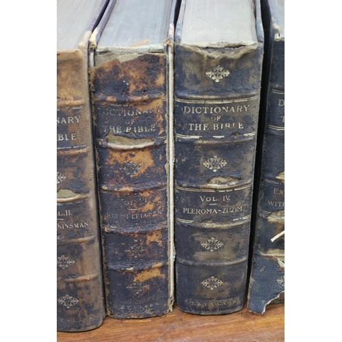 125 - Rare - Volumes 1 to 5 of A Dictionary of the Bible - 1901