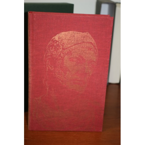 136 - Lovely Collection of Folio Society Books All Themed - Julius Caesar, Cleopatra, Nero, Hannibal, Alex... 