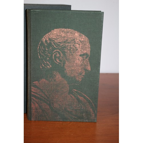 136 - Lovely Collection of Folio Society Books All Themed - Julius Caesar, Cleopatra, Nero, Hannibal, Alex... 