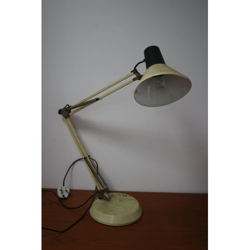 145 - Vintage Cream Coloured Angle Poise Style Lamp