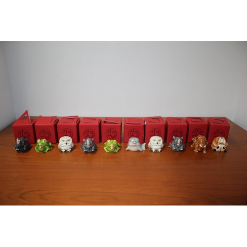 148 - Selection of 10 New Kevin Francis Face Pots in Original Boxes - Mixed Animal Characters