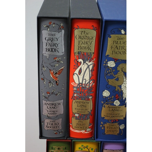 151 - Very Rarely Available - All 12 Andrew Lang Fairy Books in Original Slipcases by Folio Society