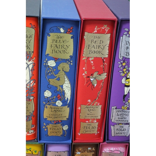 151 - Very Rarely Available - All 12 Andrew Lang Fairy Books in Original Slipcases by Folio Society