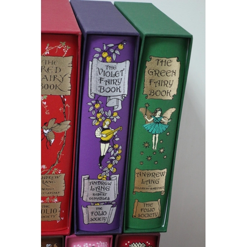 151 - Very Rarely Available - All 12 Andrew Lang Fairy Books in Original Slipcases by Folio Society