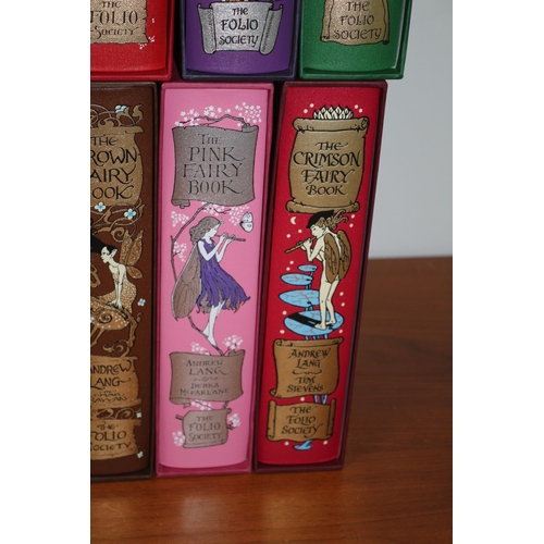 151 - Very Rarely Available - All 12 Andrew Lang Fairy Books in Original Slipcases by Folio Society