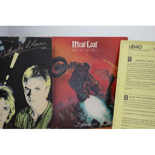 257 - Nice Selection of Vinyl Albums including: The Police Outlandos d'Amour - Meat Loaf Bat Out of Hell -... 