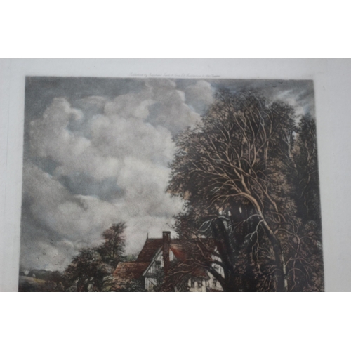 263 - Framed and Glazed Antique 1886 - Hand Coloured Etching by John Constable - Titled: The Valley Farm, ... 