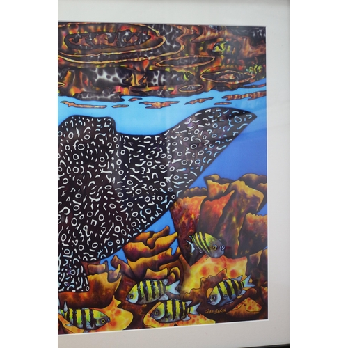 269 - Framed and Glazed Original Print on Fine Art Paper by Daniel Jean-Baptist - Titled: Caribbean Eagle ... 