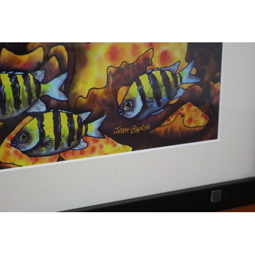 269 - Framed and Glazed Original Print on Fine Art Paper by Daniel Jean-Baptist - Titled: Caribbean Eagle ... 