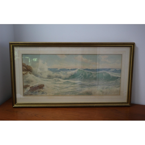 270 - Stunning Atmospheric Framed and Glazed SIGNED ORIGINAL Watercolour by Ernest Stuart