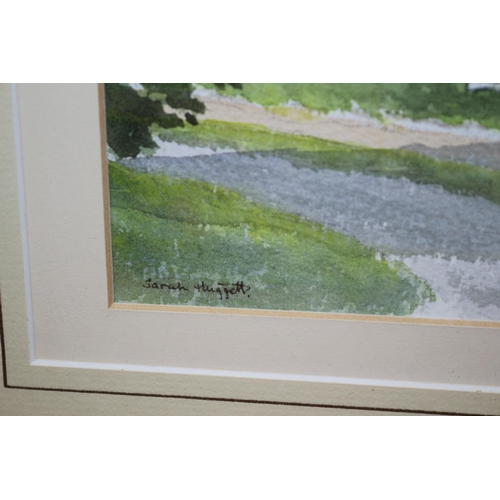 293 - We Are Pleased To Offer by  Sculptor and Artist - Sarah Huggett This Delightful Framed and Glazed Wa... 