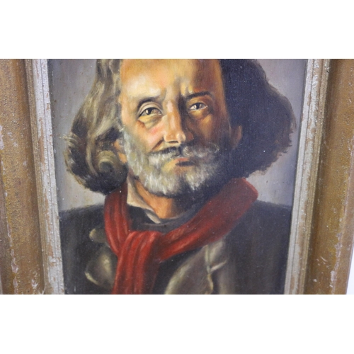 312 - Late 19th / Early 20th Century Framed Oil on Panel by G. Eilemann of a Distinguished Mature Gentlema... 