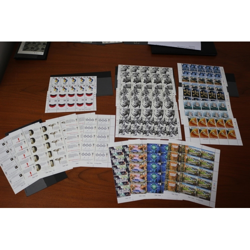 102 - Selection of U/M British Stamp Sets from 2003 to 2005, All in Marginal Blocks of 10 Showing The Colo... 