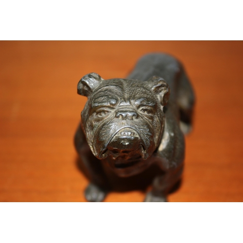 108 - Spelter / Metal Bulldog 7 x 10 cm