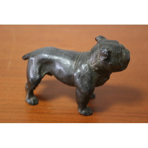 108 - Spelter / Metal Bulldog 7 x 10 cm