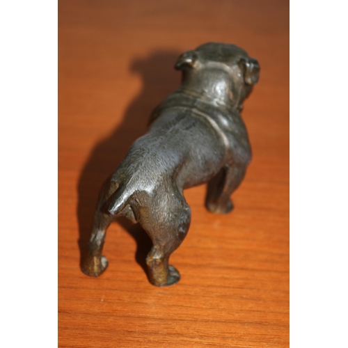 108 - Spelter / Metal Bulldog 7 x 10 cm