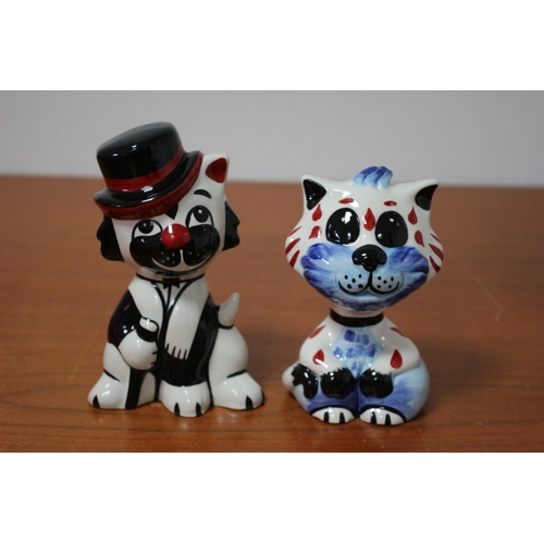 113 - Lorna Bailey Cats - Moonlight and Bailey - Signed