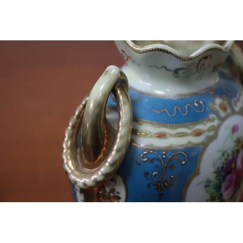 119 - Pair of Beautiful Japanese Urn Style Vases Dating to Early 20th Century - Hand Painted and Marked to... 