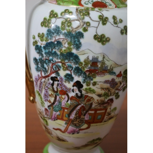 121 - Japanese Noritake Vase Dating From Approximately 1908 to 1920 - 21.5cm - Highly Decorated