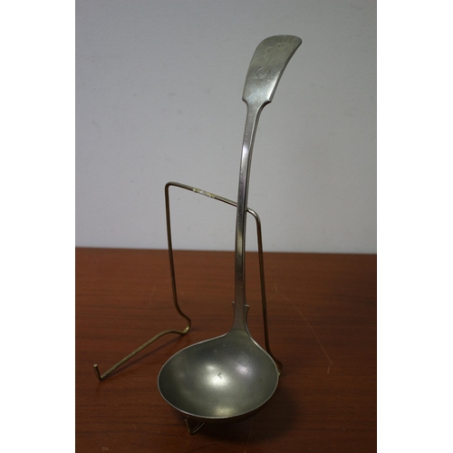 125 - Vintage Bengal Silver - D & A (Daniel and Arter) - Atlantic Transport Line Ladle - 32cm